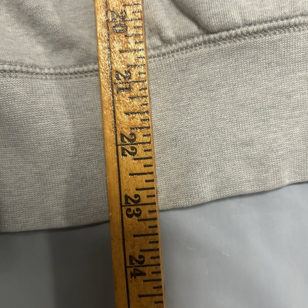 American Eagle Embroidered Hoodie Sweatshirt Pullover Womens XS Gray - Picture 5 of 7